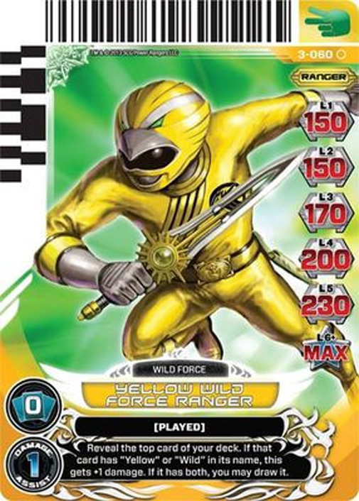 Yellow Wild Force Ranger 060